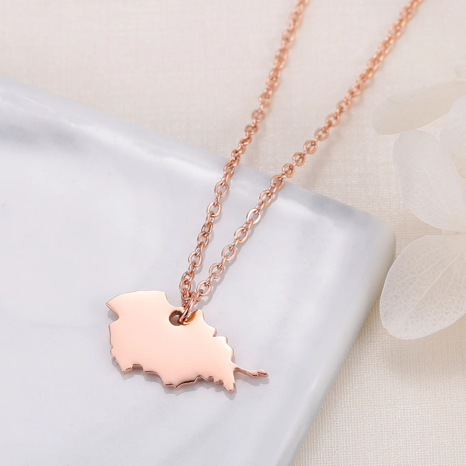 Afghanistan Map Necklace - Image 4