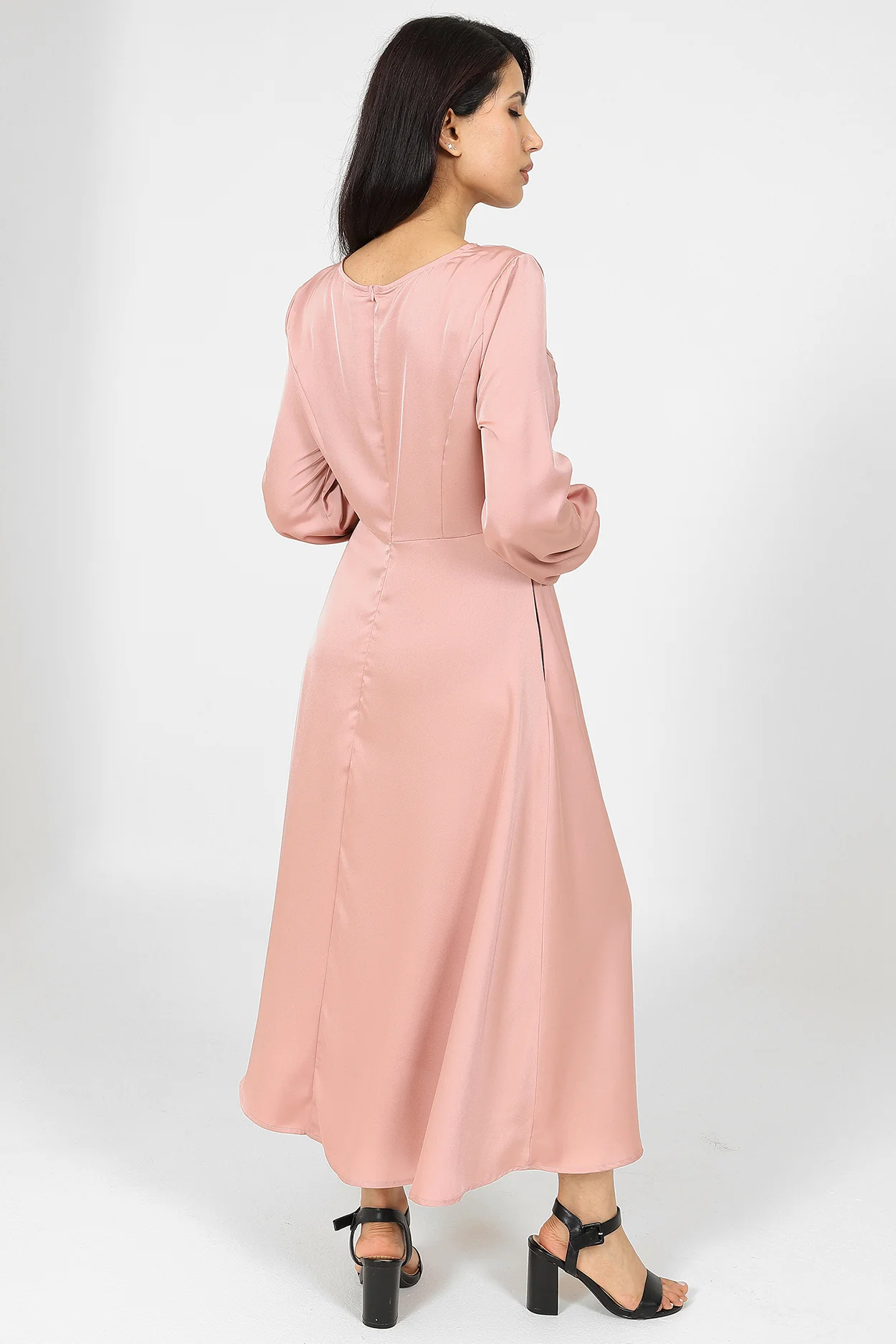 Amina Blush Pink Dress - Image 4