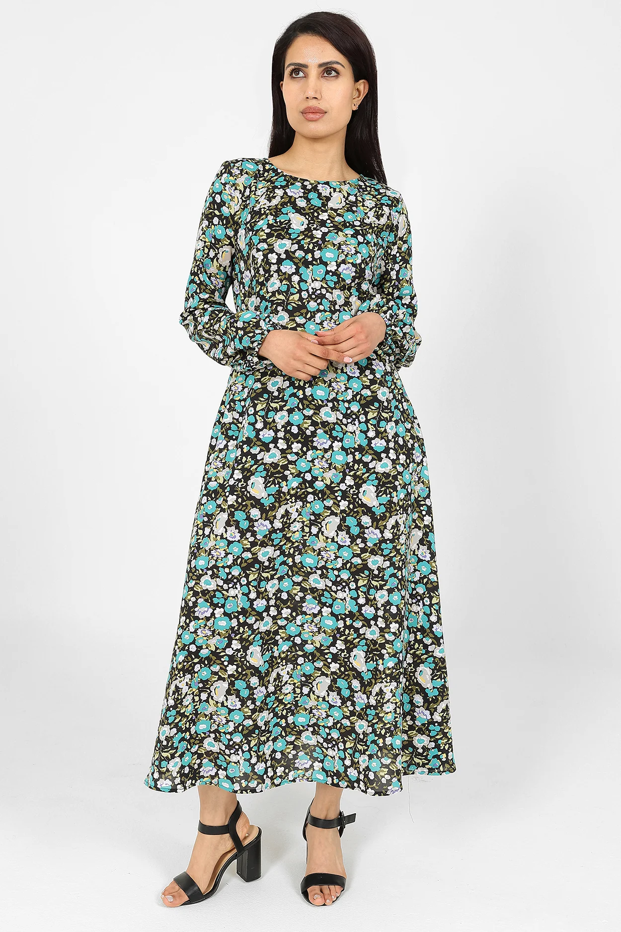 Amina Floral Dress - Image 2