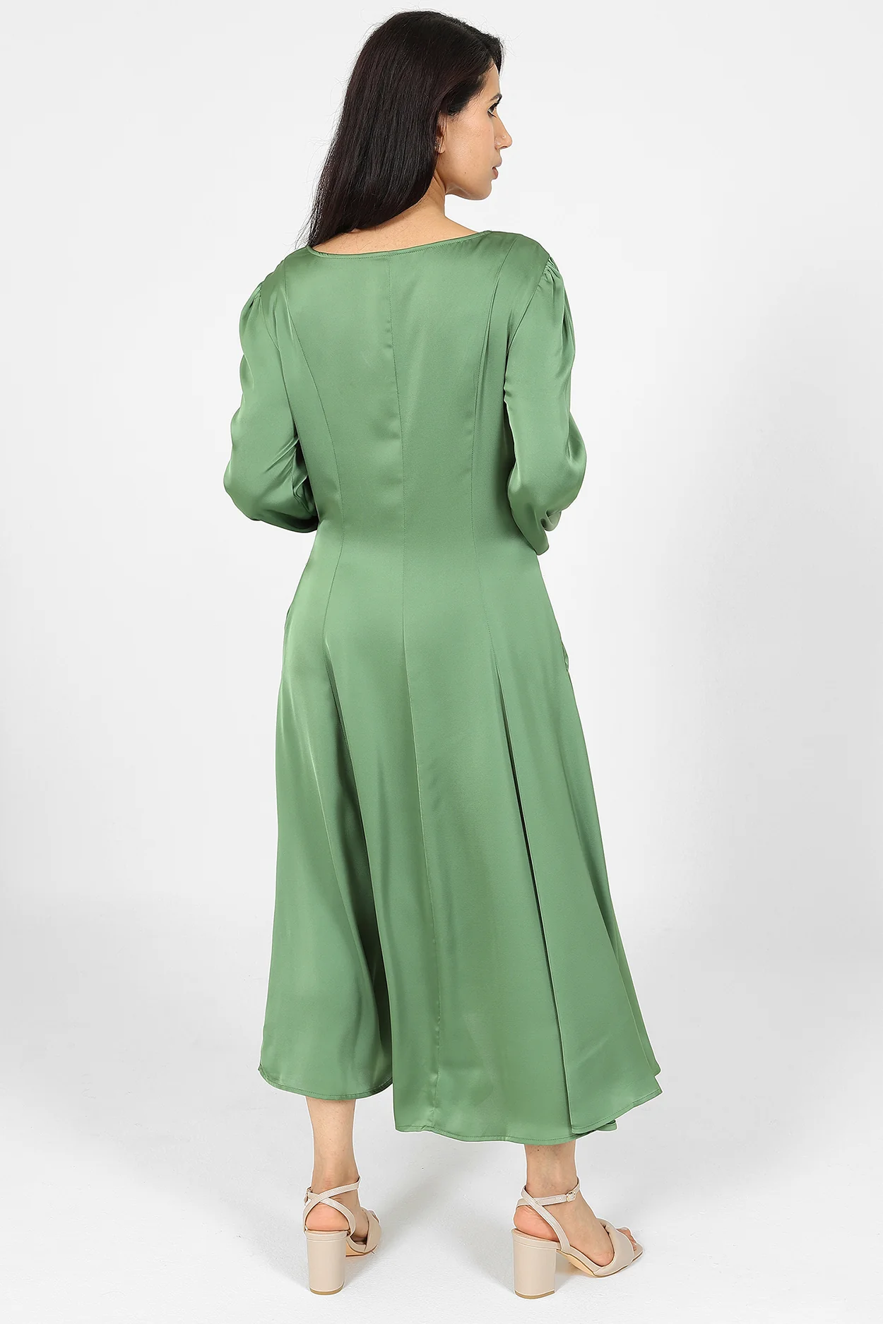 Anisah Green Dress - Image 4