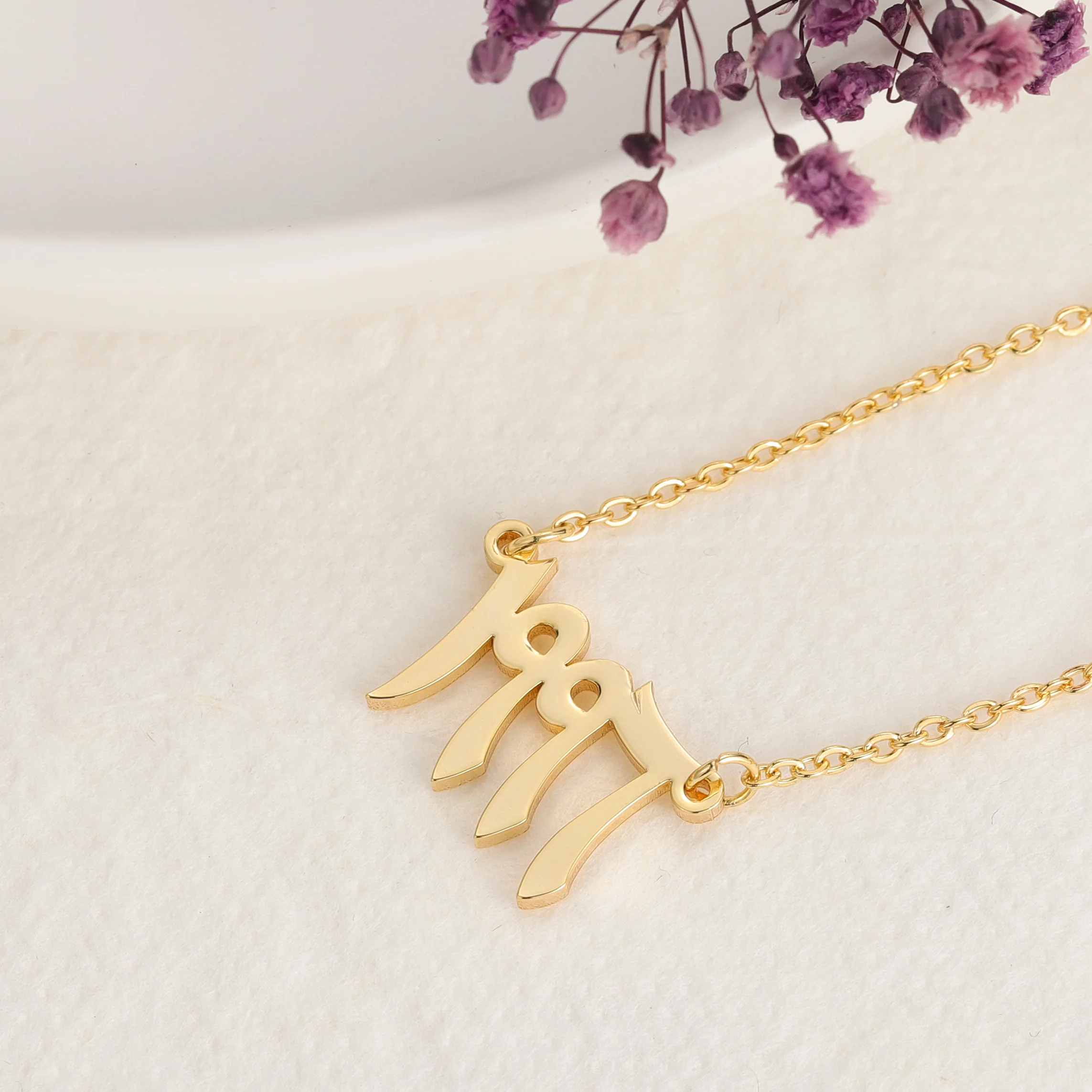 Arabic Birth Year Necklace - Image 6