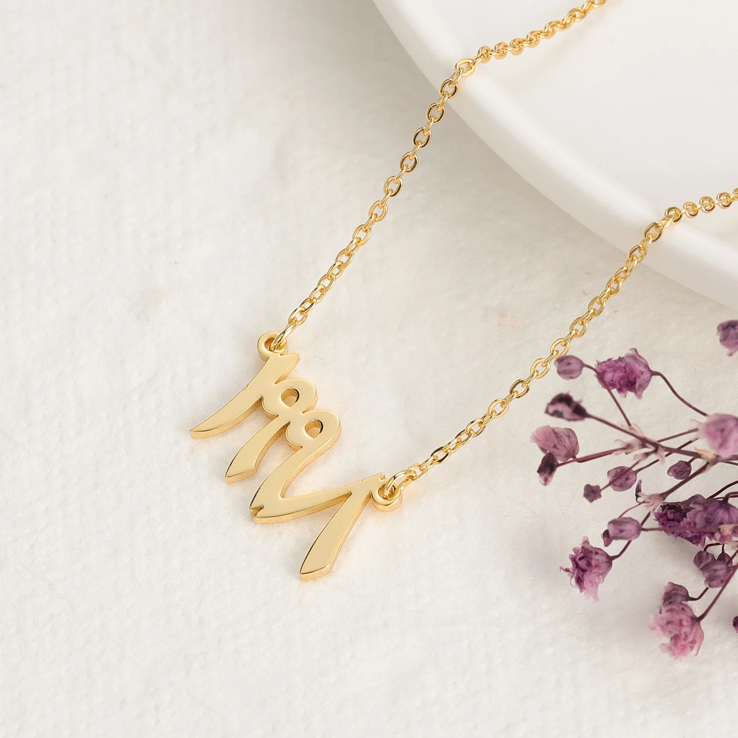Arabic Birth Year Necklace - Image 8