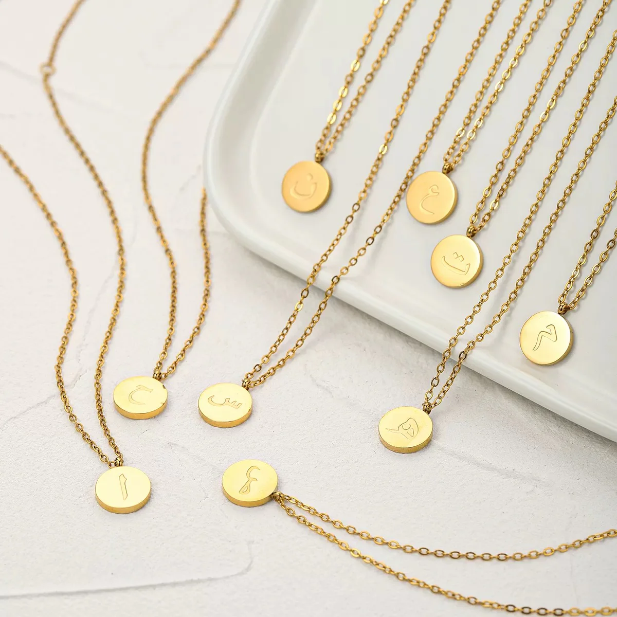 Arabic Letter Necklace - Image 7