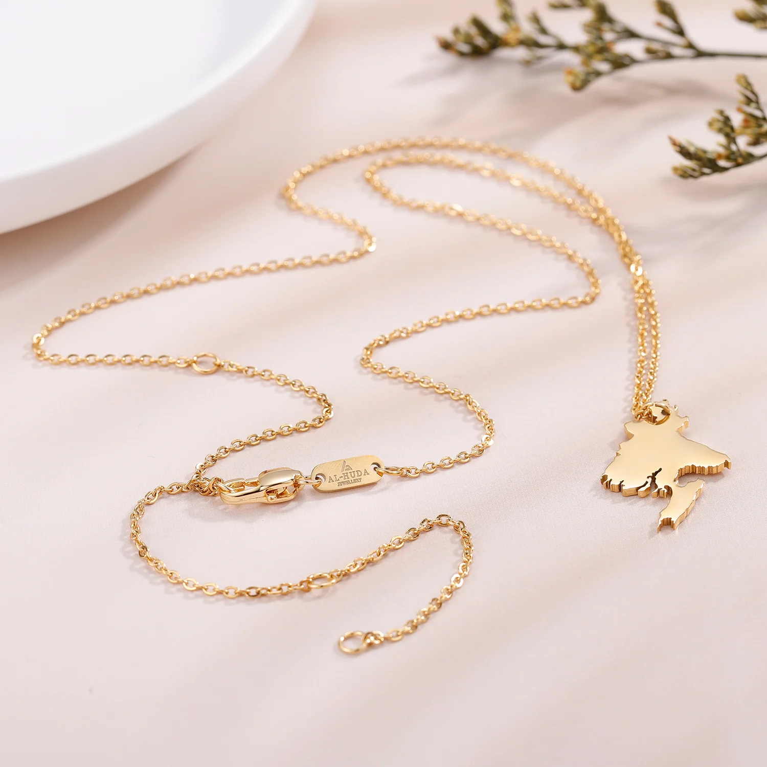 Bangladesh Map Necklace - Image 3