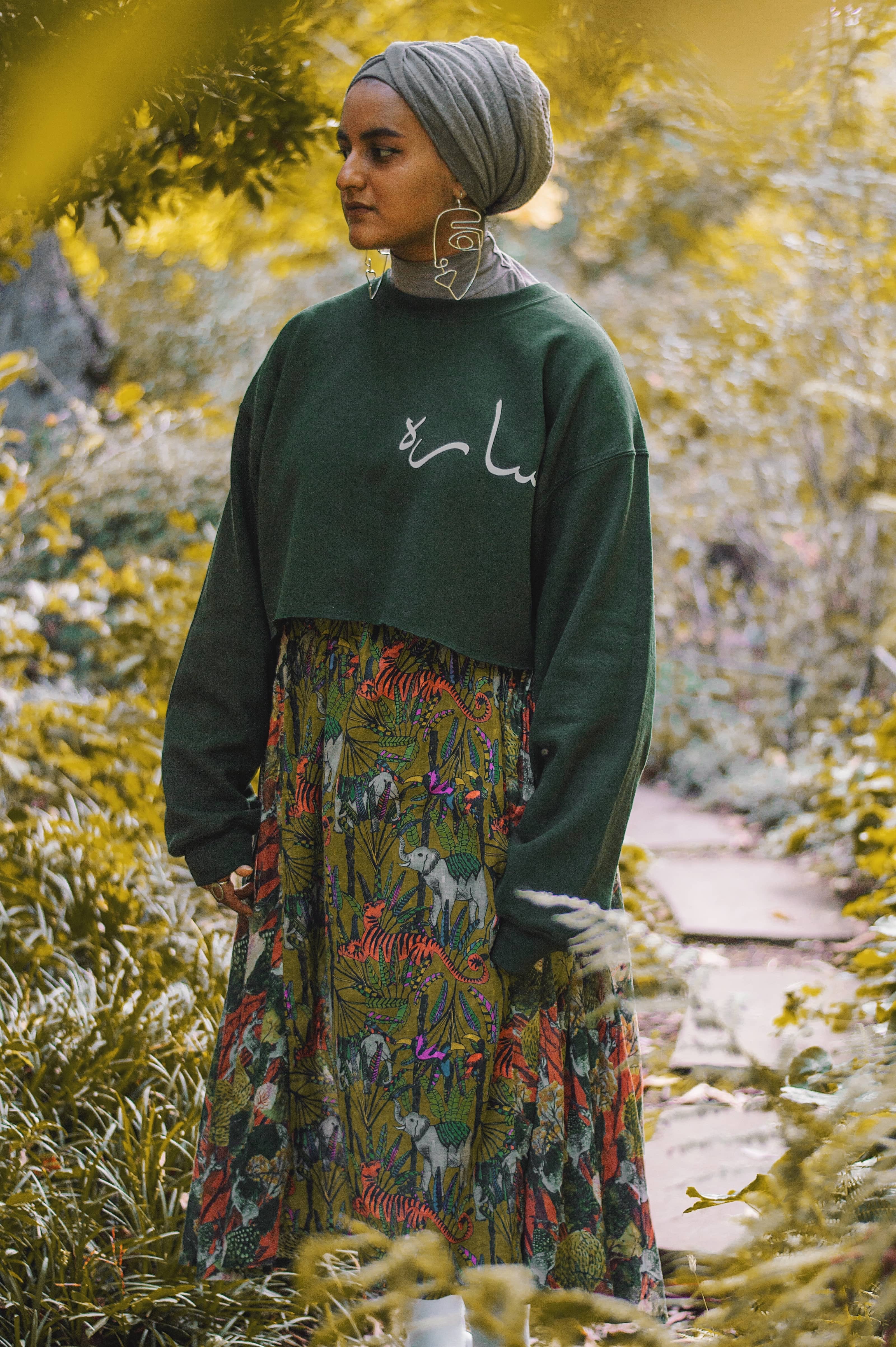 Bottle Green Custom Arabic Jumper - Image 4