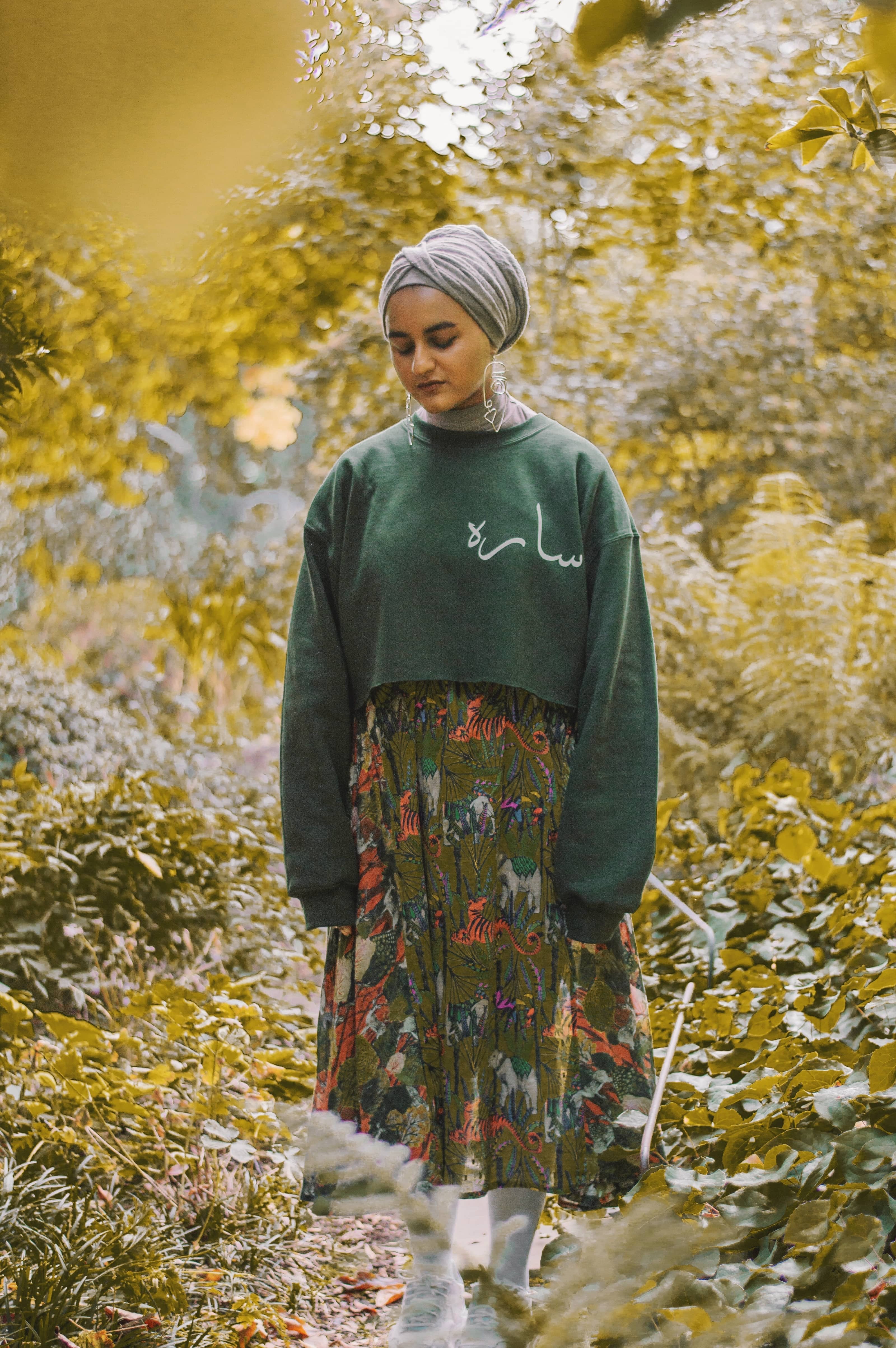 Bottle Green Custom Arabic Jumper - Image 5