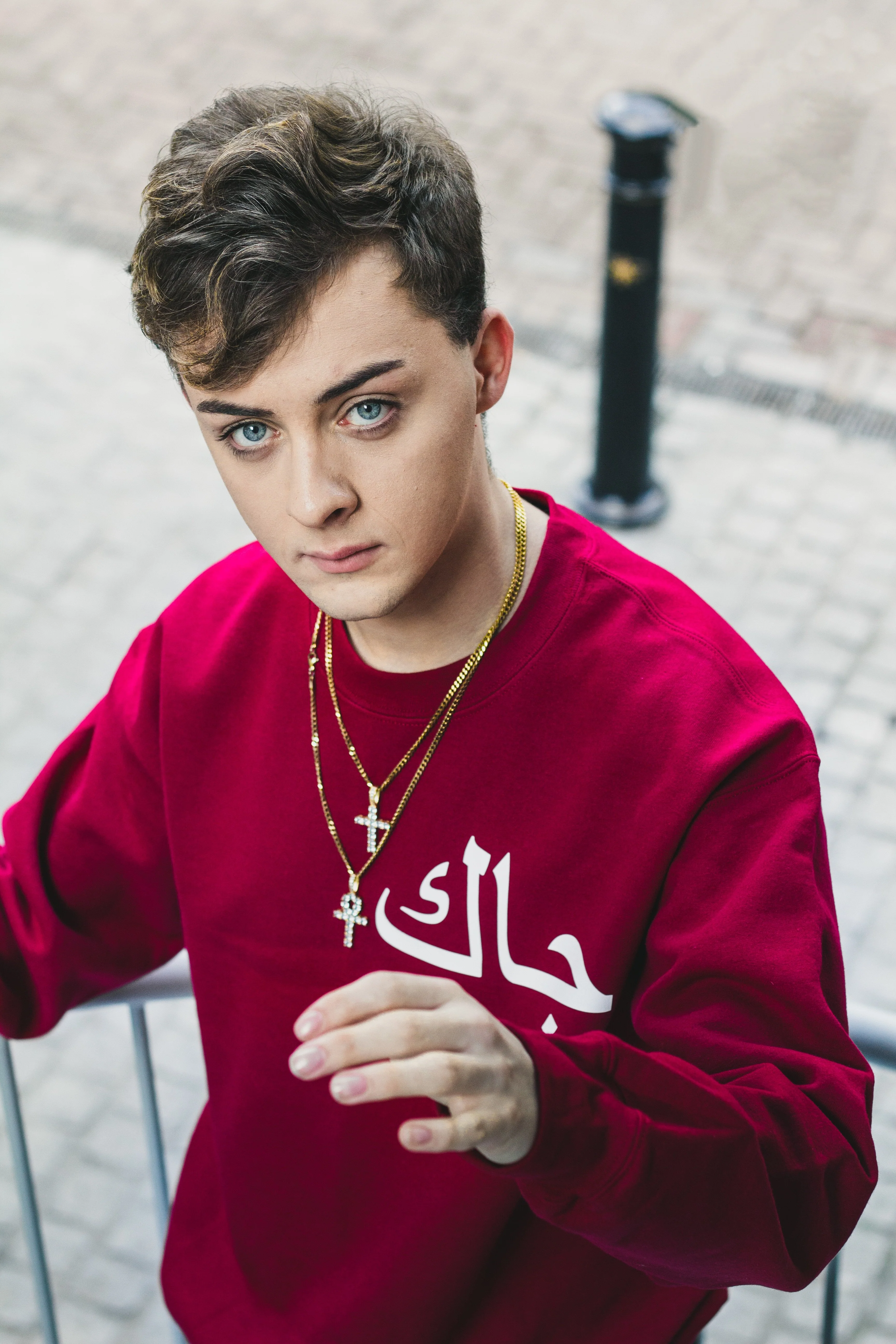 Burgundy Custom Arabic Jumper - Image 3