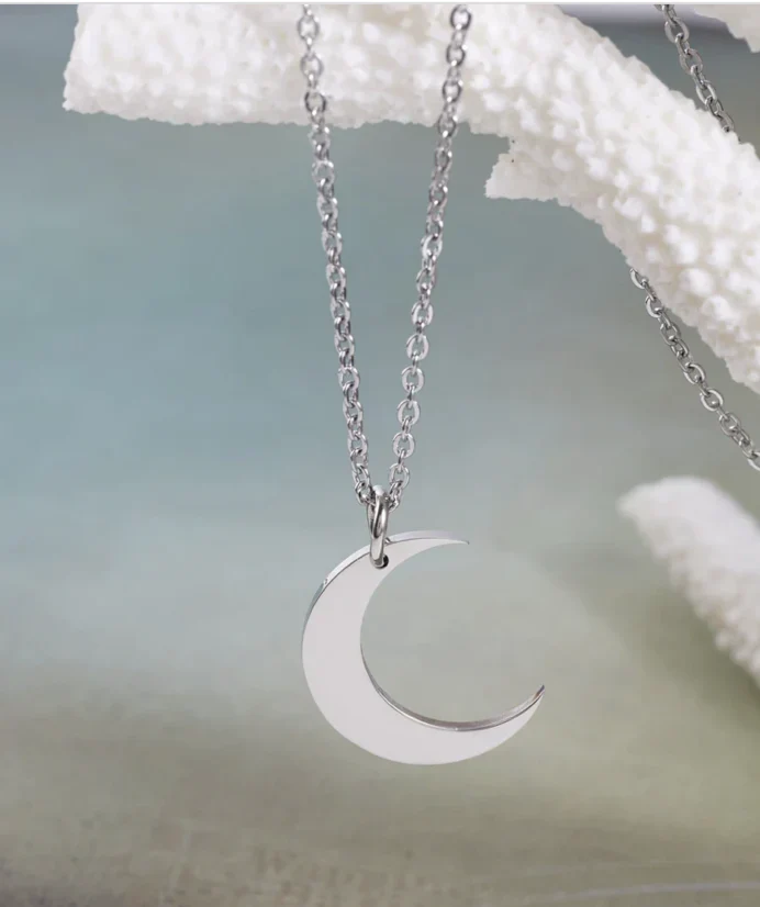 Crescent Moon Necklace - Image 4