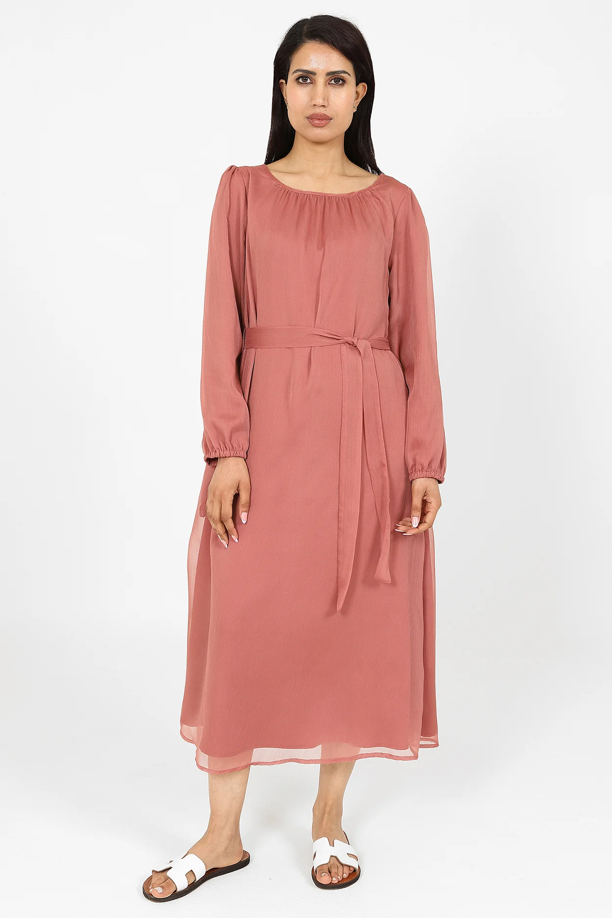 Humayra Chesnut Dress Dress - Image 2