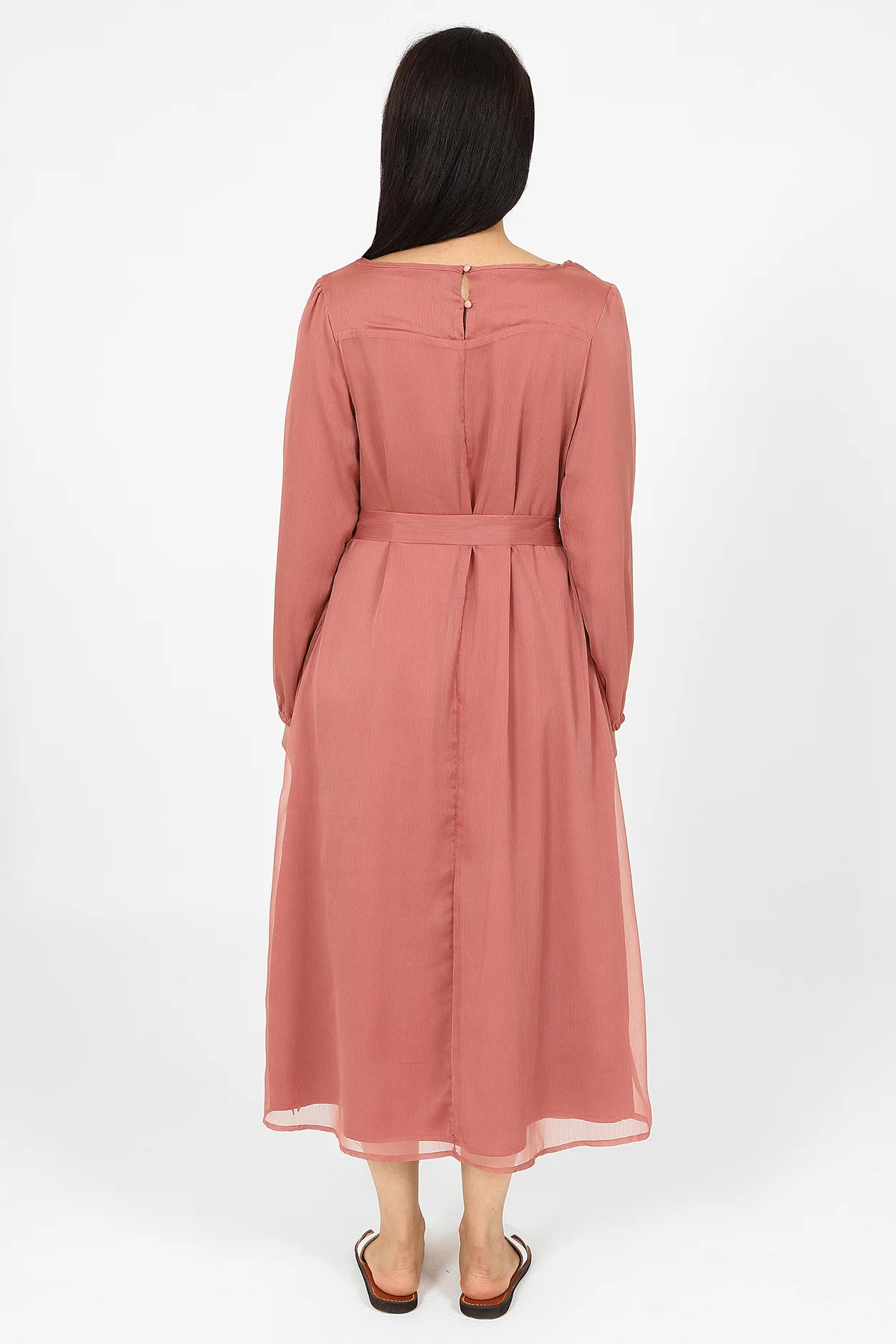 Humayra Chesnut Dress Dress - Image 3