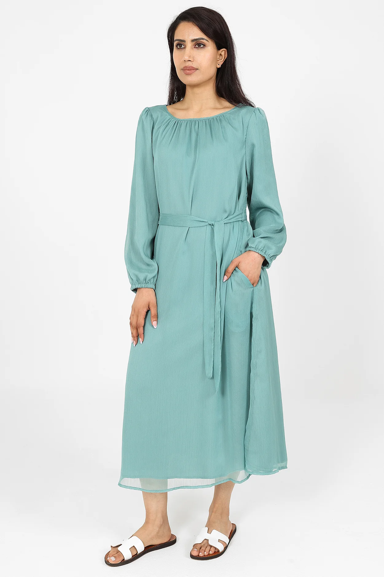 Humayra Seafoam Dress - Image 2