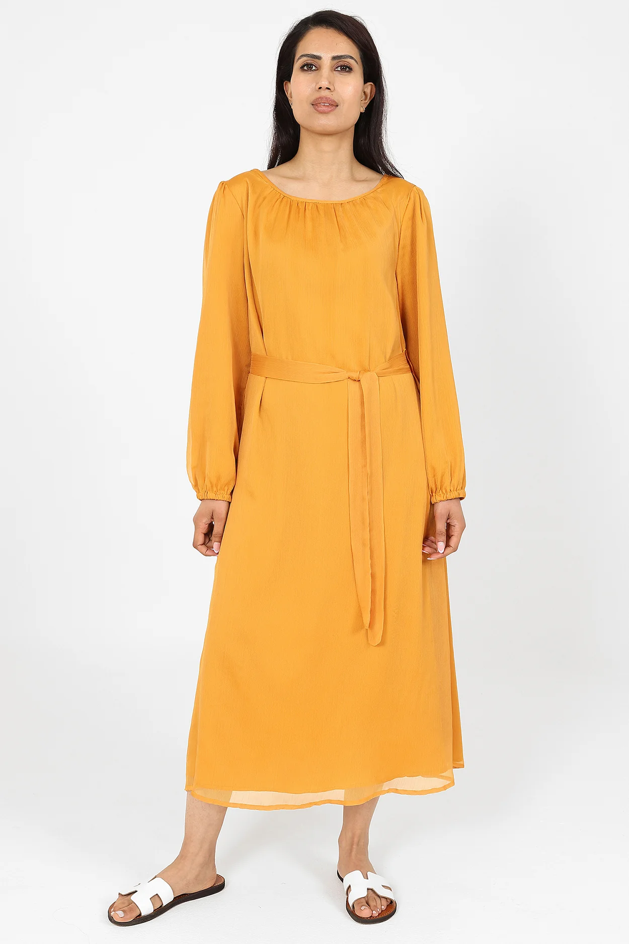 Humayra Mustard Dress - Image 2