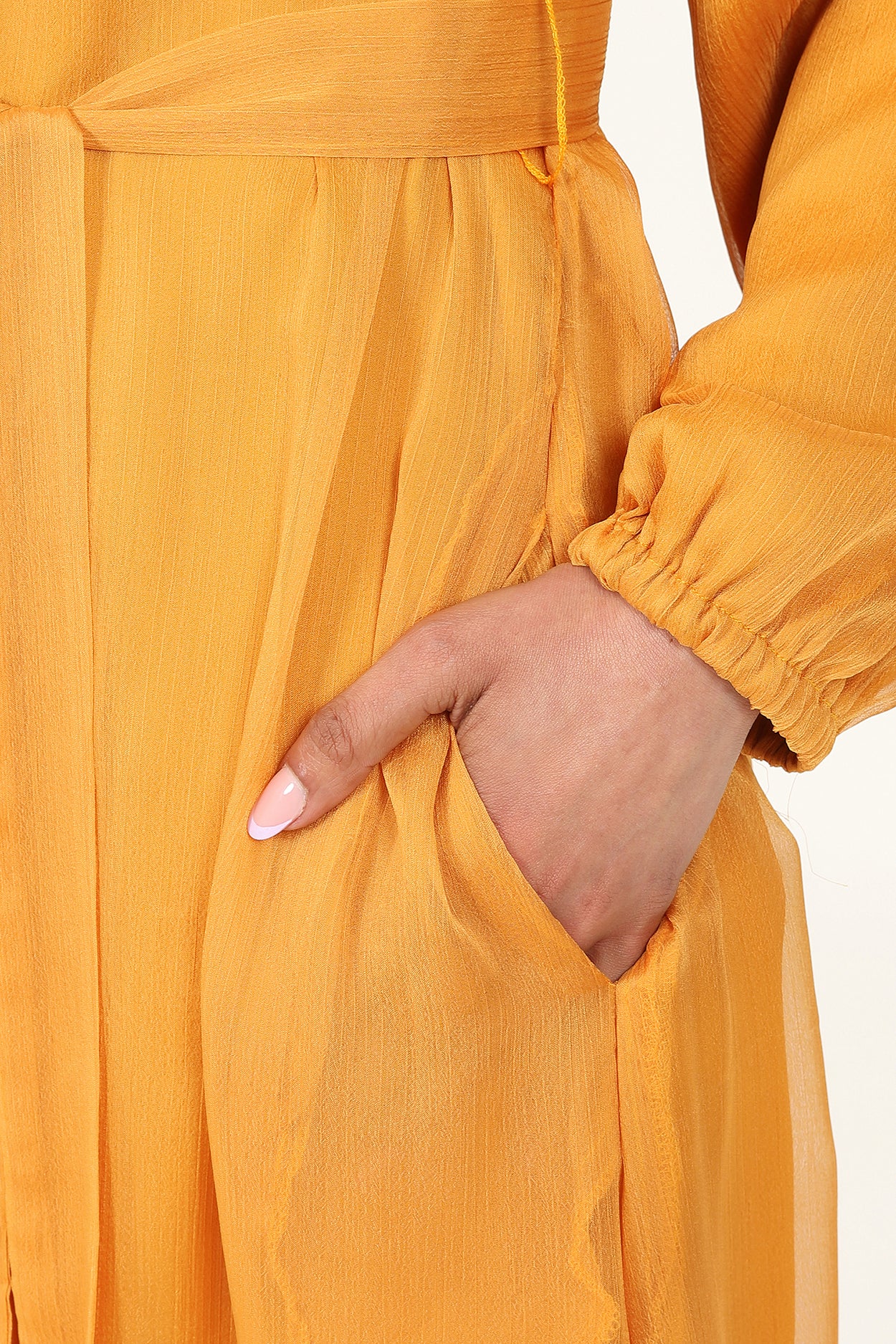 Humayra Mustard Dress - Image 5