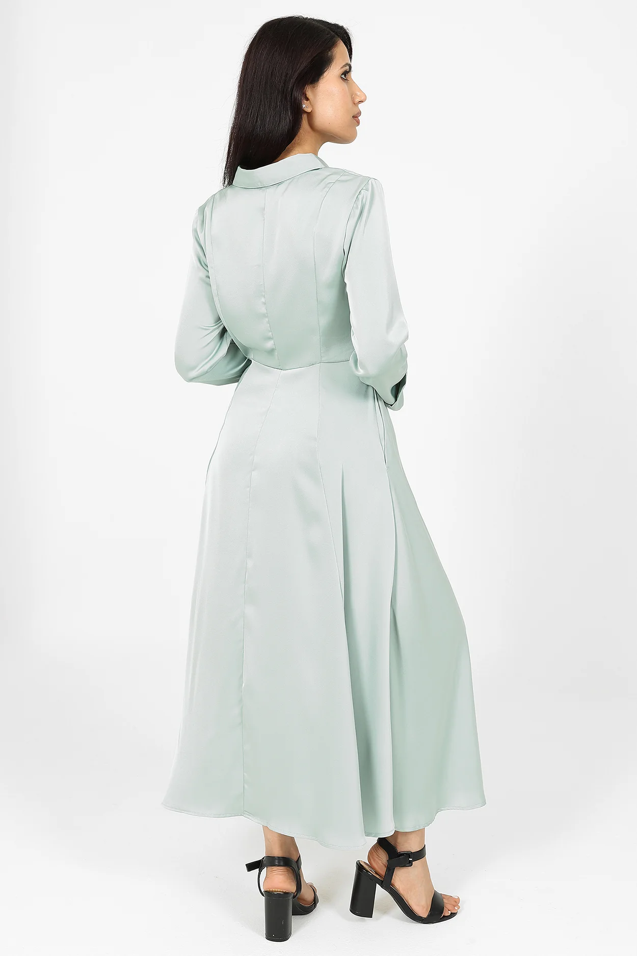 Maryam Seafoam Dress - Image 4