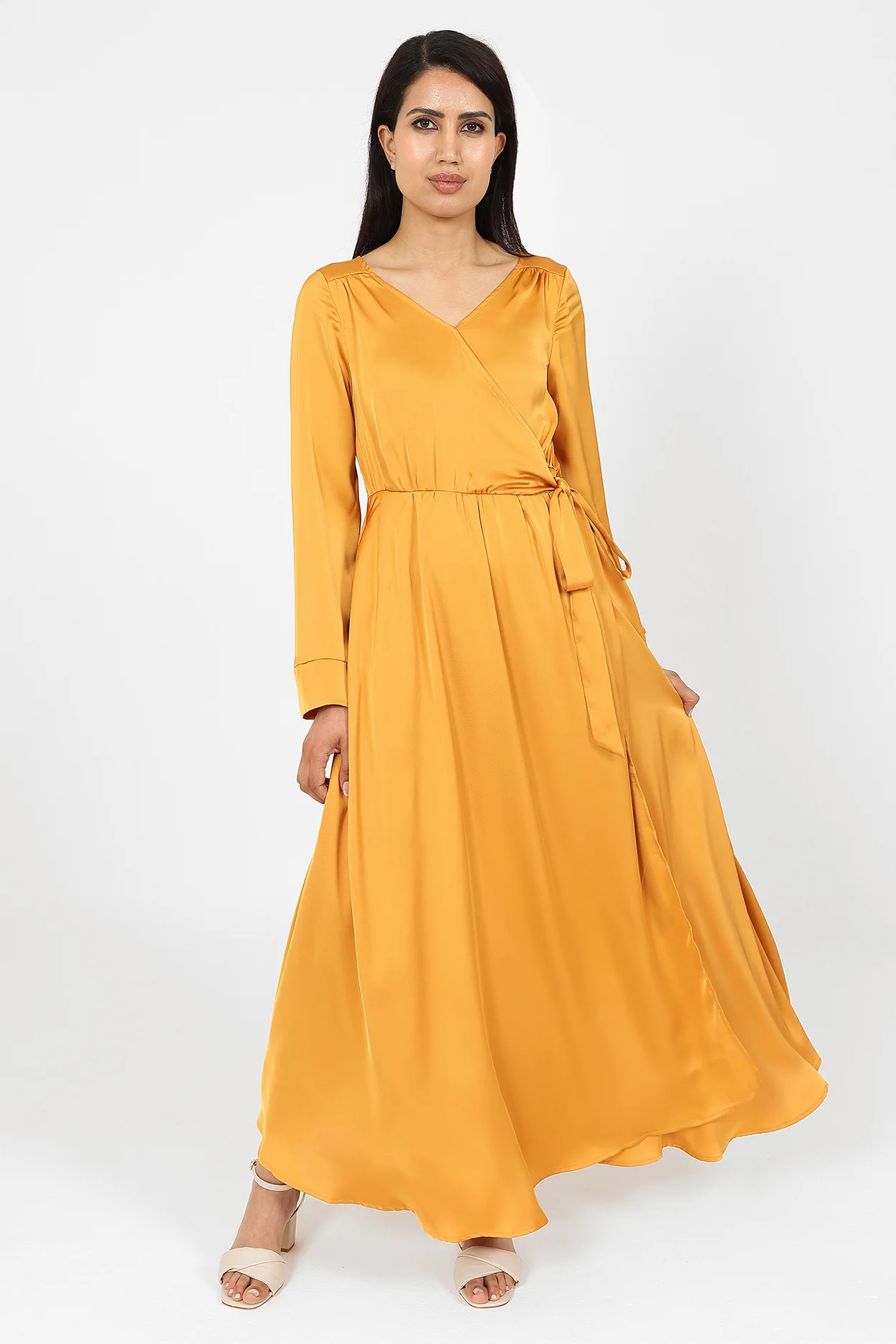 Samiyah Mustard Stain Dress - Image 3
