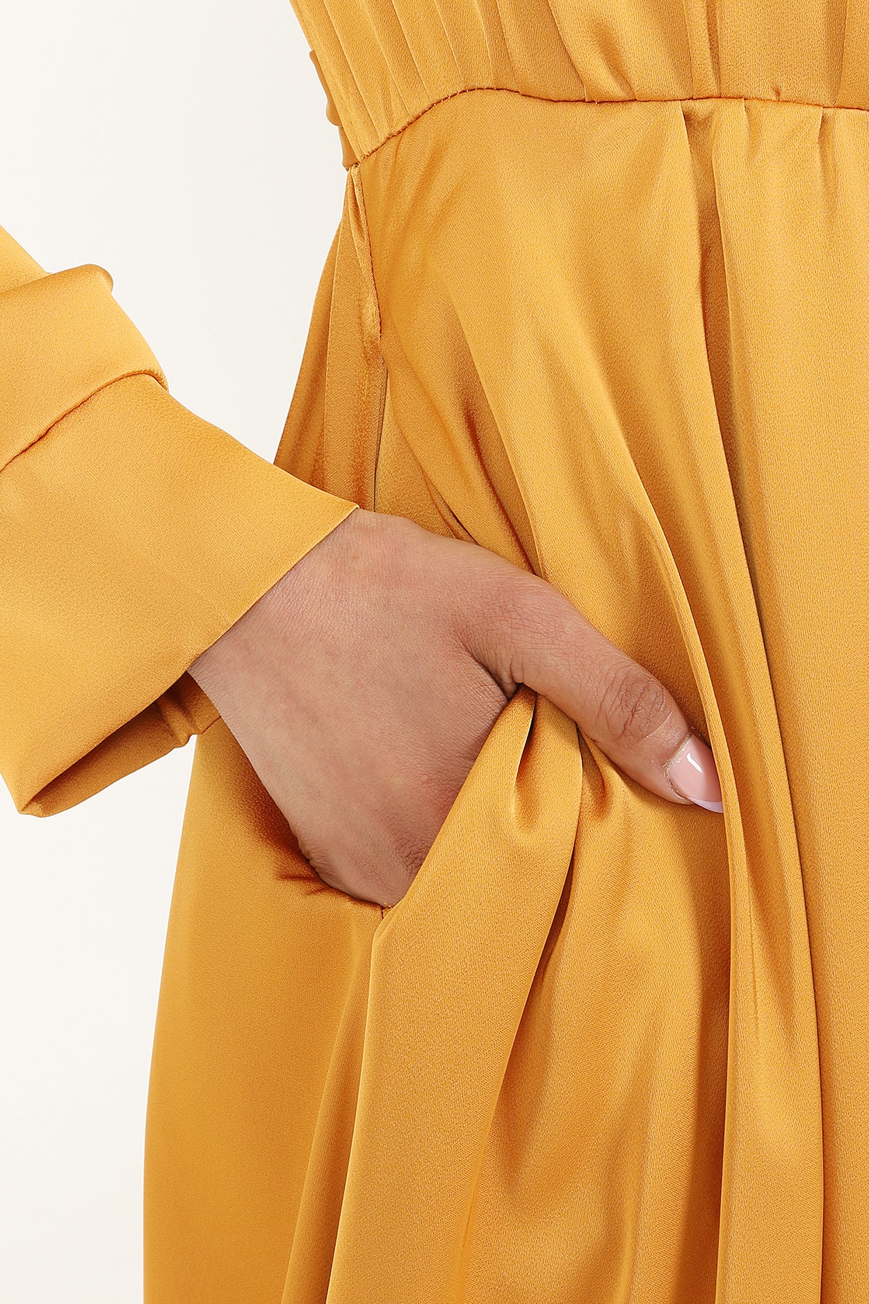 Samiyah Mustard Stain Dress - Image 5