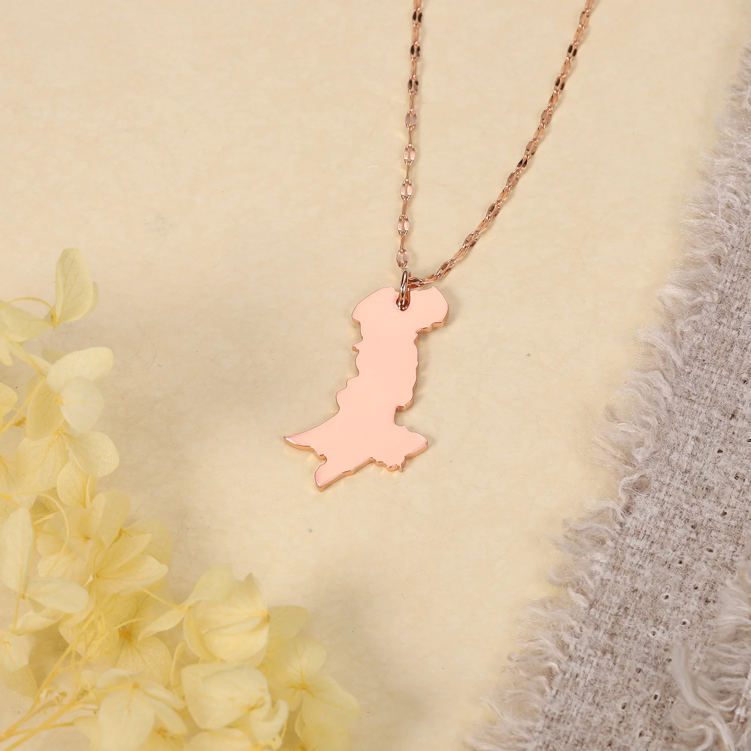 Pakistan Map Necklace - Image 4