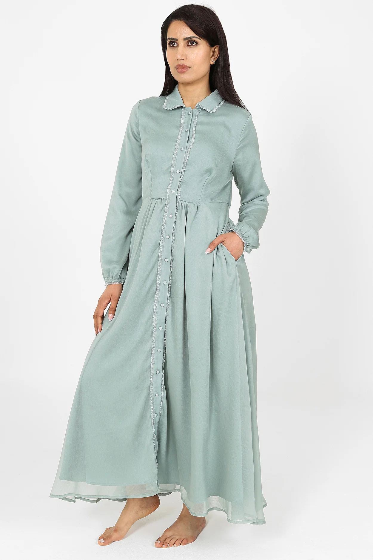 Maidah Seafoam Dress - Image 2