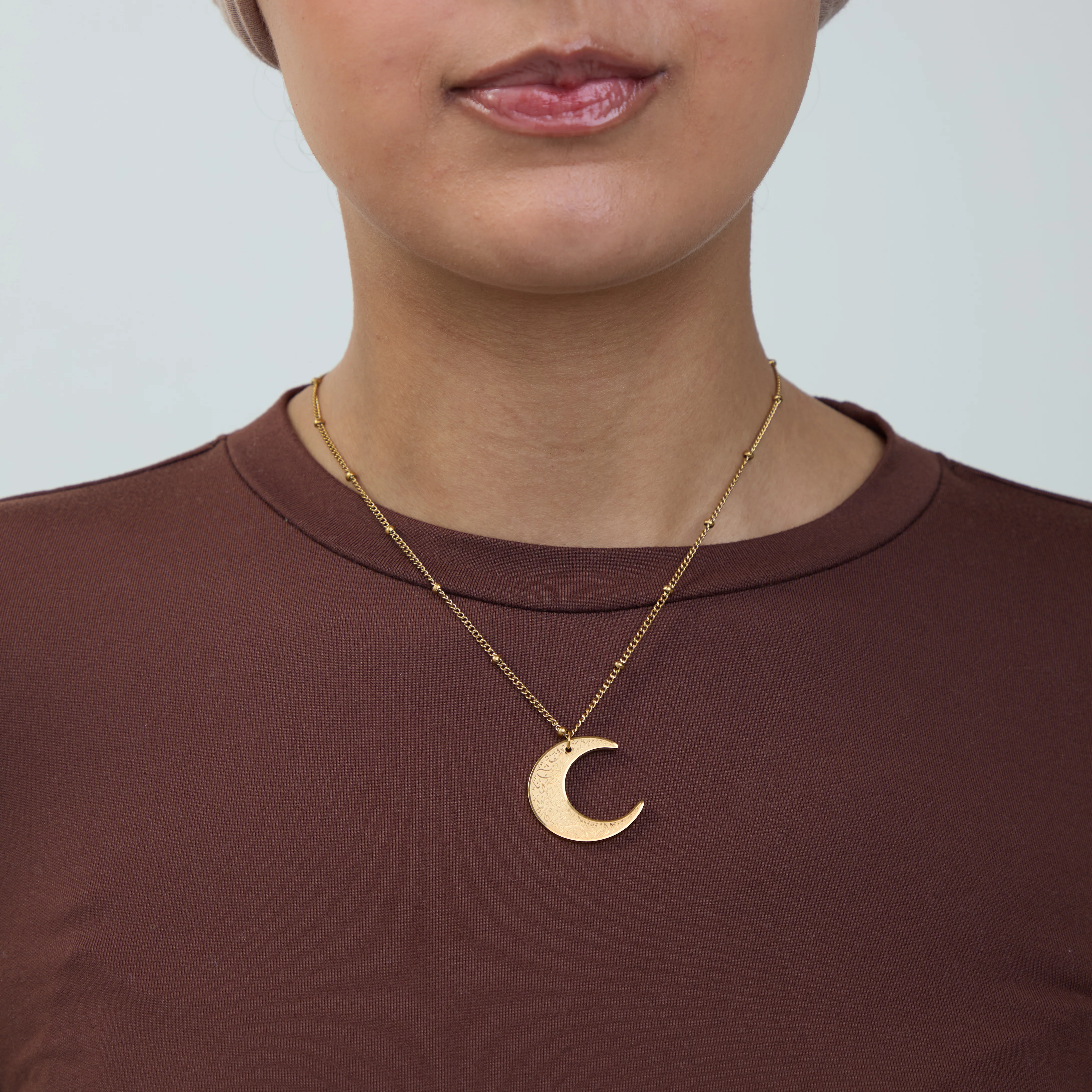 "What Makes You Different, Makes You Beautiful" | Crescent Necklace - Image 4
