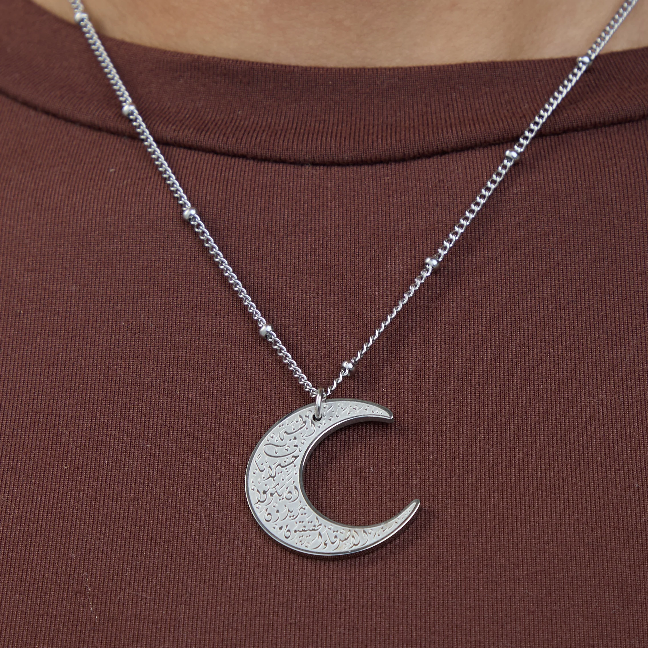"What Makes You Different, Makes You Beautiful" | Crescent Necklace - Image 6