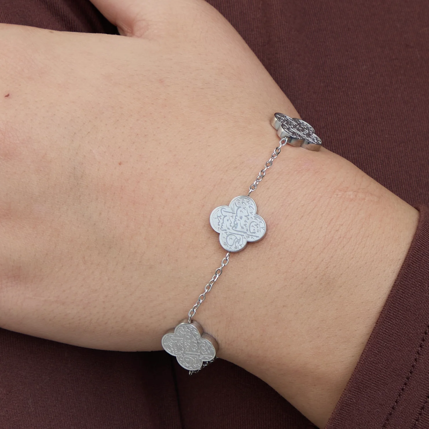 "With Hardship Comes Ease" Bracelet - Image 6