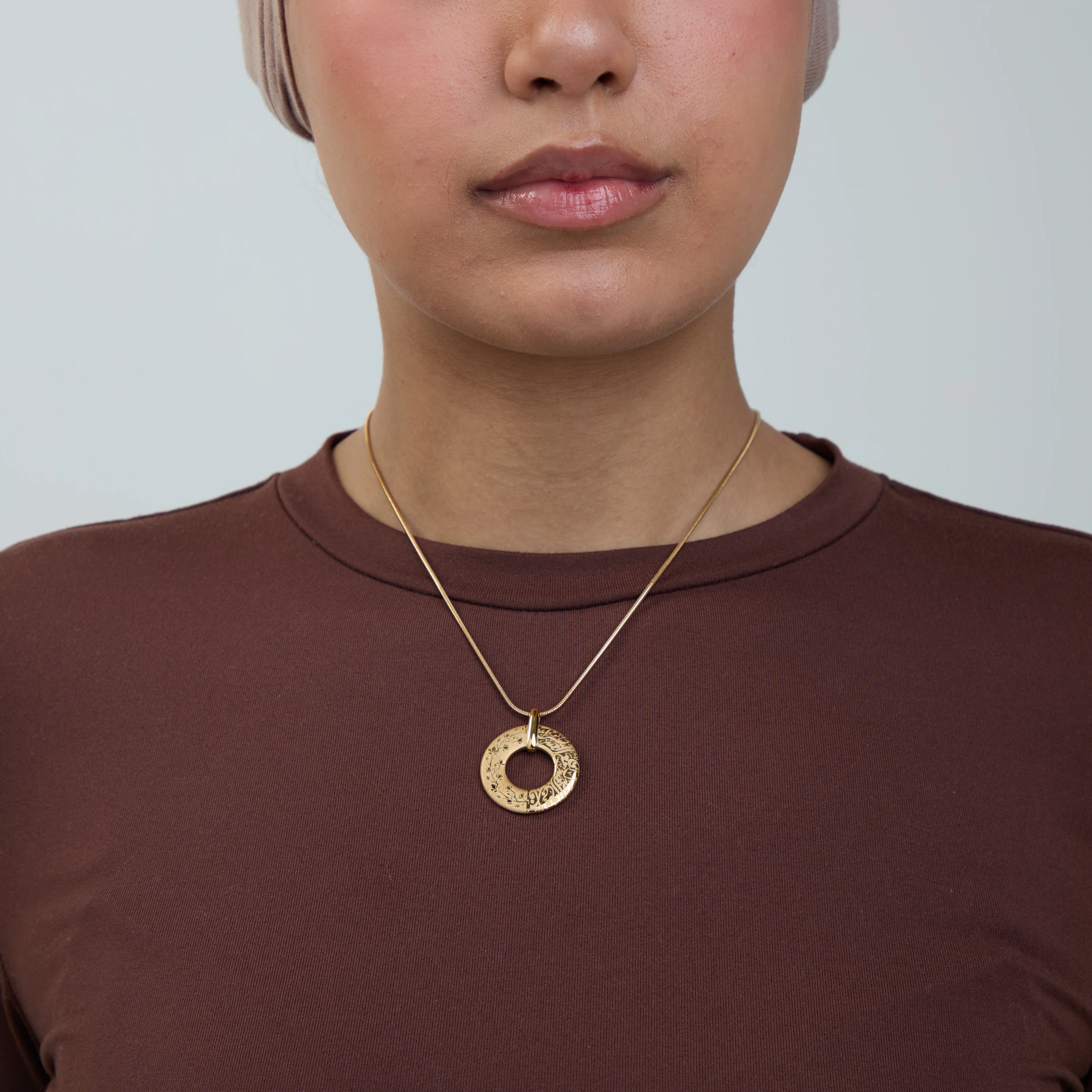 "With Hardship Comes Ease" Promise of Ease Necklace - Image 4